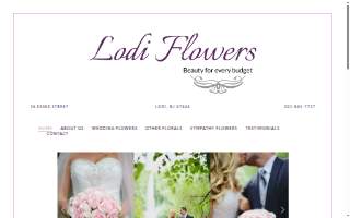 Lodi Flowers website