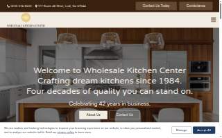 Wholesale Kitchen Center website