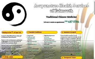 Acupuncture Health Services website
