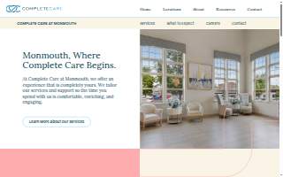 Complete Care at Monmouth website