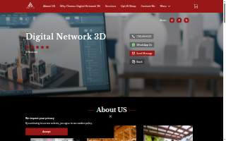 Digital Network 3D website