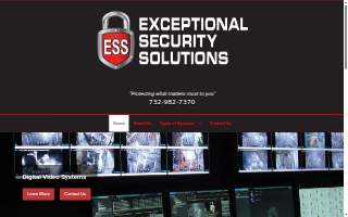 Exceptional Security Solutions website