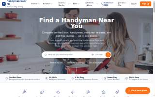 Handyman Near Me website