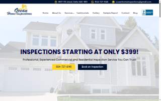 Ocean Home Inspections website