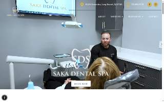 Saka Dental Spa website