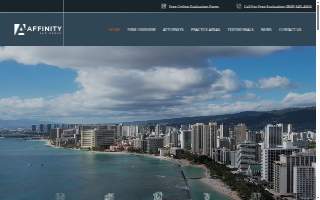 Affinity Injury Law website