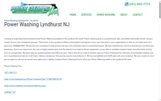 Clean Power Washing N J website