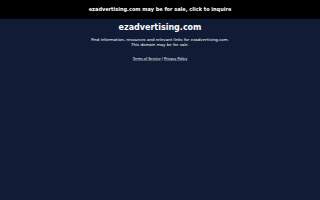 EZ Advertising website