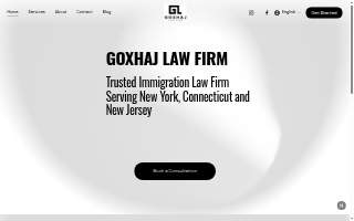 GOXHAJ Law Firm PLLC of Lyndhurst website