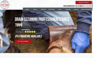 Jersey Drains Unlimited website