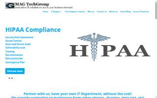 MAG TechGroup of Lyndhurst website