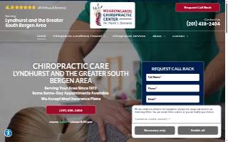 Meadowlands Chiropractic Center P.A. website