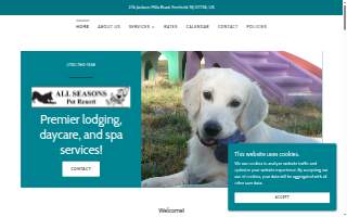 All Seasons Pet Resort of Manalapan website