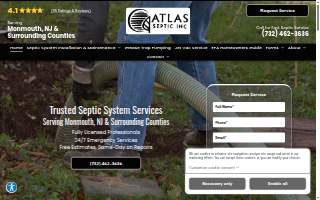 Atlas Septic Inc. of Manalapan website