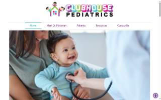 Clubhouse Pediatrics website