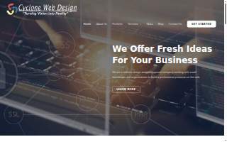 Cyclone Web Design of Manalapan website
