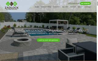 Zadlock Outdoor Services website