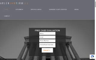 Arlen Law Firm of Manville website