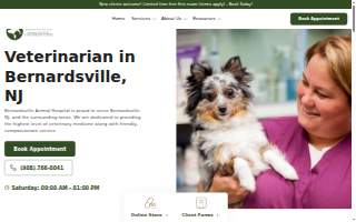 Bernardsville Animal Hospital website