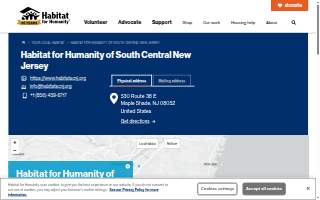 Habitat for Humanity of South Central New Jersey website