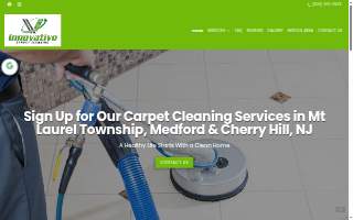 Innovative Carpet Cleaning of Maple Shade website
