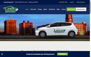 Lenny's Driving School of Maple Shade website