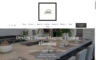 LMW Staging & Home Designs website