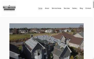 Ricci Brothers Roofing website