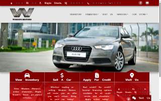 Wisdom Motors of Maple Shade website