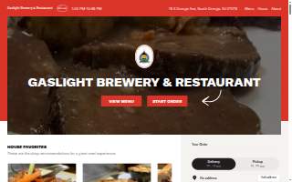 Gaslight Brewery & Restaurant website