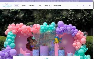Gidi Balloons and More website