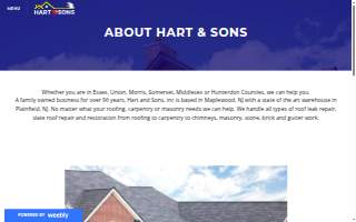 Hart & Sons, Inc. website