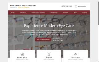 Maplewood Village Optical / Cardona Maria I OD website
