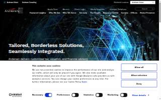 Andersen Accounting Solutions website