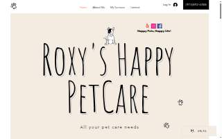 roxyhappypetcare website