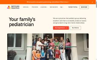 Watchung Pediatrics Fanwood website