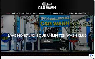 33 East Car Wash website