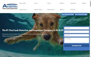 Atlantic Pool Leak Detection & Pool Inspections website