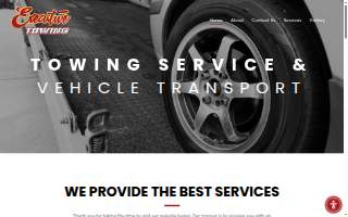 Executive Towing website
