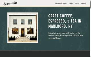 Fermata Cafe & Roastery website