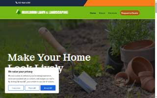 Marlboro Lawn & Landscaping website