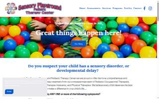 Sensory Playground Therapy website