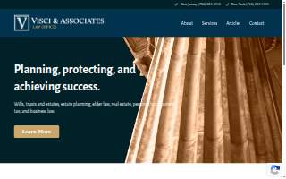 Visci & Associates website