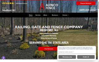 Alenco Fence & Lumber Corporation of Marlton website
