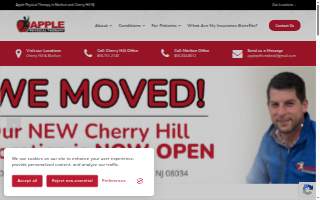 Apple Physical Therapy of Marlton website