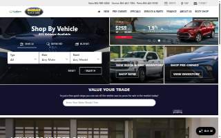 Burns Buick GMC website
