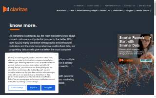 Claritas Financial Partners website