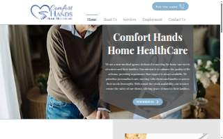 Comfort Hands Home Care website