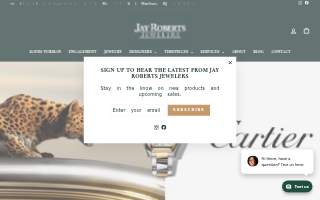 Jay Roberts Jewelers website