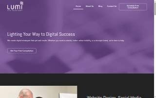 Lumi Digital Creative Agency website
